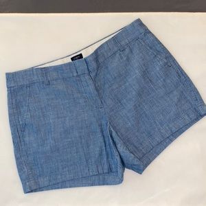 J. Crew chambray shorts